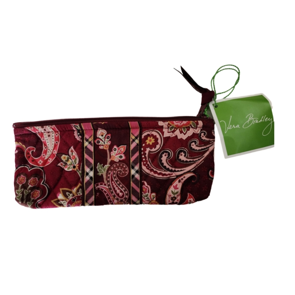 NWT Vera Bradley Pencil/ Makeup Pouch